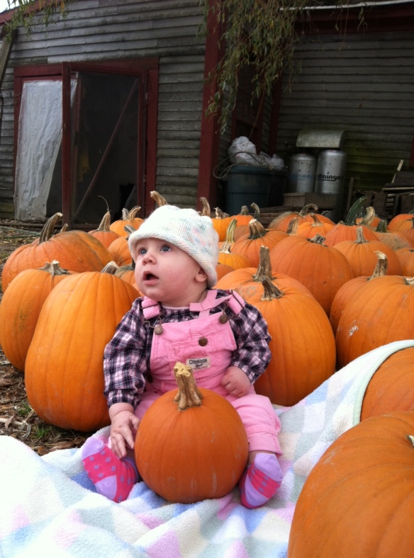 Pumpkin Patch Grand daughter :)